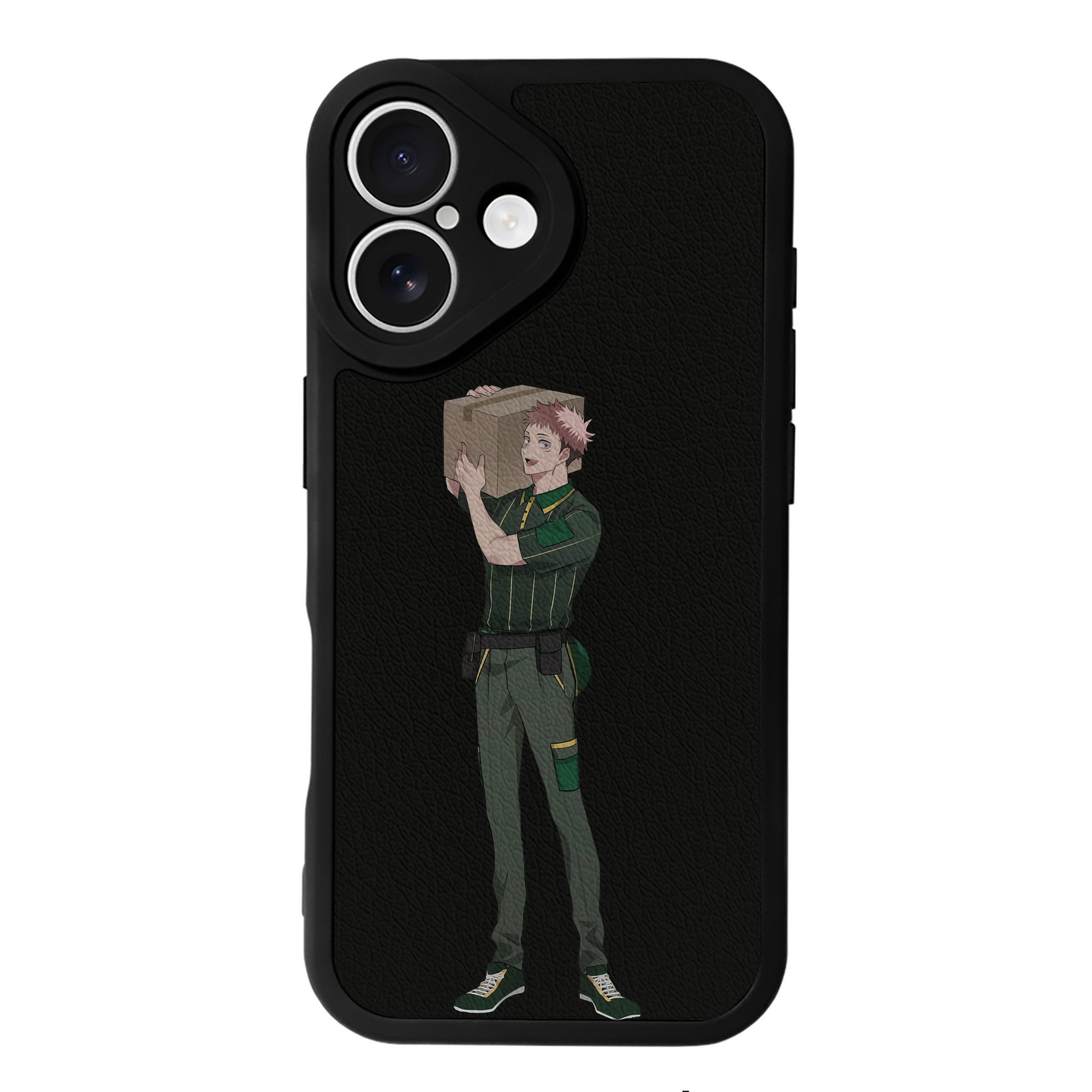 （画像用） 呪術廻戦 Jujutsu Kaisen 【iPhone 16シリーズ対応】シリコンスマホケース（レザー調） 材質：シリコン